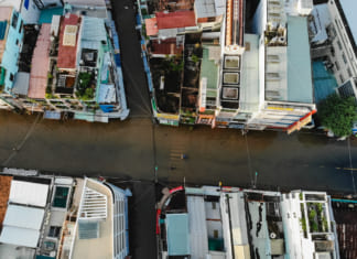 Nước ngập ở Cần Thơ | Toàn cảnh Flycam và cảm nhận người dân tại đây Bến Ninh Kiều Cần Thơ ngập lụt