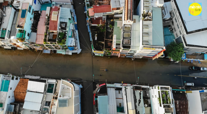 Nước ngập ở Cần Thơ | Toàn cảnh Flycam và cảm nhận người dân tại đây Bến Ninh Kiều Cần Thơ ngập lụt
