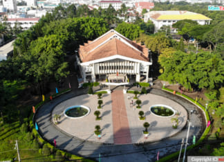 Hình ảnh Đại học Cần Thơ Flycam | Bất ngờ với trường lớn nhất miền Tây Hội Trường Rùa - Đại học Cần Thơ