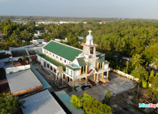 Nhà Thờ Long Mỹ Hậu Giang | Hình Ảnh Flycam Giáo Xứ | Lịch Sử Nhà thờ Long Mỹ Hậu Giang