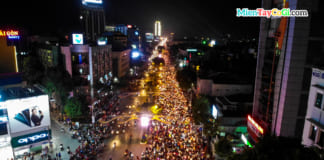 Cần Thơ đi bão mừng U22 Việt Nam vô địch Seagame 2019 Cần Thơ đi bão