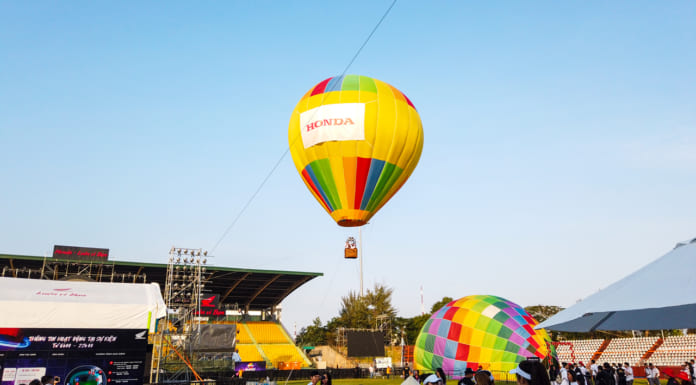 Lễ hội khinh khí cầu Việt Nam có gì | Thời gian diễn ra | Cách đăng ký Khinh khí cầu bay khoảng 30m