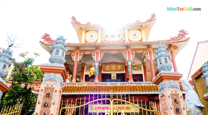 Chùa Quang Đức Cần Thơ | Đường đi | Kiến trúc và Review chi tiết Kiến trúc chùa Quang Đức từ ngoài nhìn vào