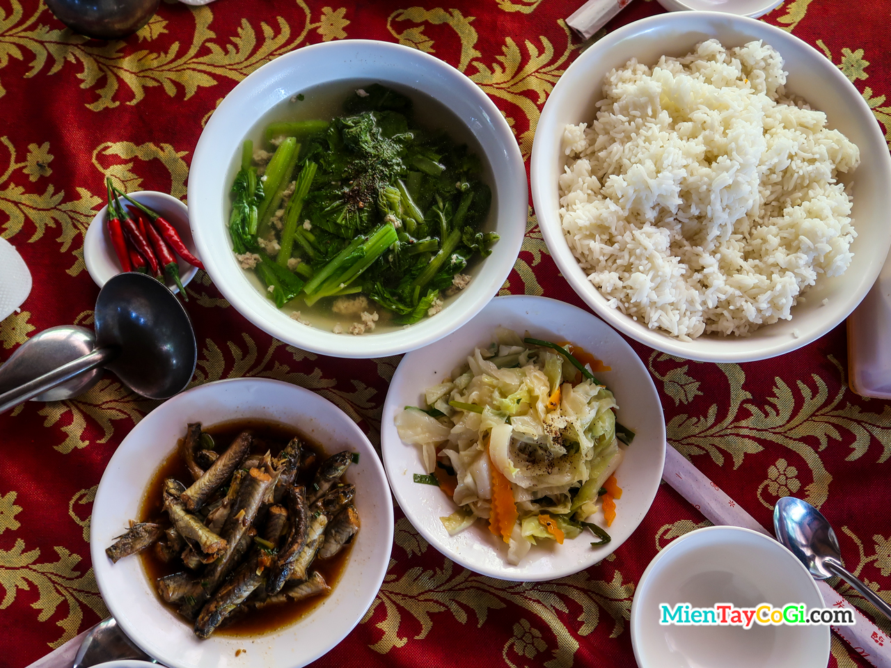 Simple vegetable rice in the West