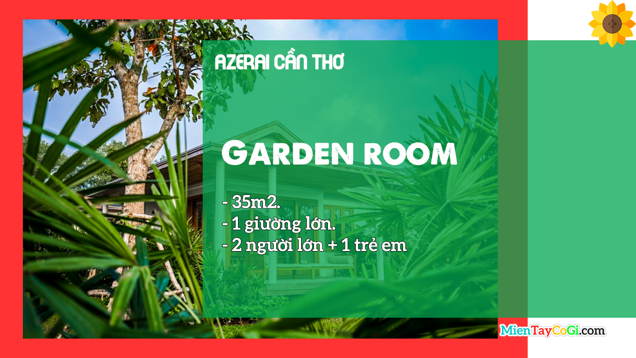Mô tả phòng Garden Room Azerai