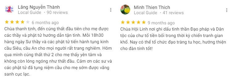 Đánh giá khách du lịch về Hội Linh Cổ Tự