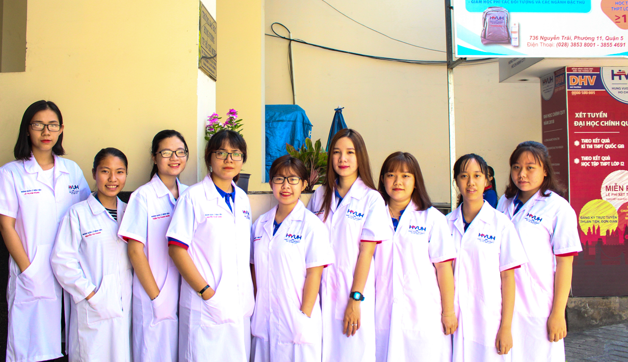 Sinh viên ngành quản lý bệnh viện HVUH