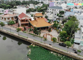 Chùa Thiên Quang Cần Thơ | Đường đi | Kiến trúc | Lịch sử A-Z Chùa Thiên Quang flycam