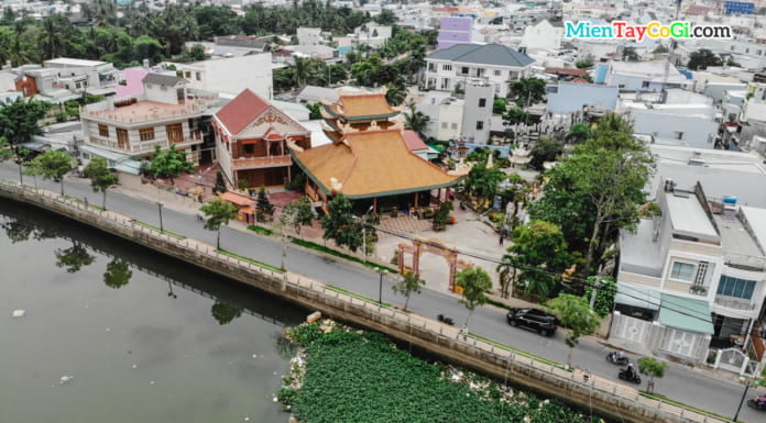 Chùa Thiên Quang Cần Thơ | Đường đi | Kiến trúc | Lịch sử A-Z Chùa Thiên Quang flycam