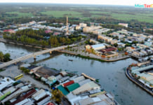 Hình ảnh Long Mỹ Flycam | Nhìn từ trên cao Long Mỹ thôn lạ lẫm vô cùng Long Mỹ từ trên cao qua góc nhìn flycam