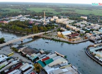 Hình ảnh Long Mỹ Flycam | Nhìn từ trên cao Long Mỹ thôn lạ lẫm vô cùng Long Mỹ từ trên cao qua góc nhìn flycam