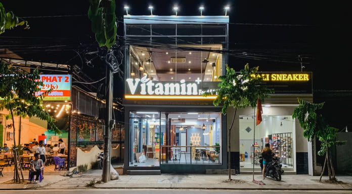 Quán Vitamin + Cần Thơ hồ Bún Xáng | Review quán trà sữa mì cay ĐẸP Quán Vitamin + Cần Thơ