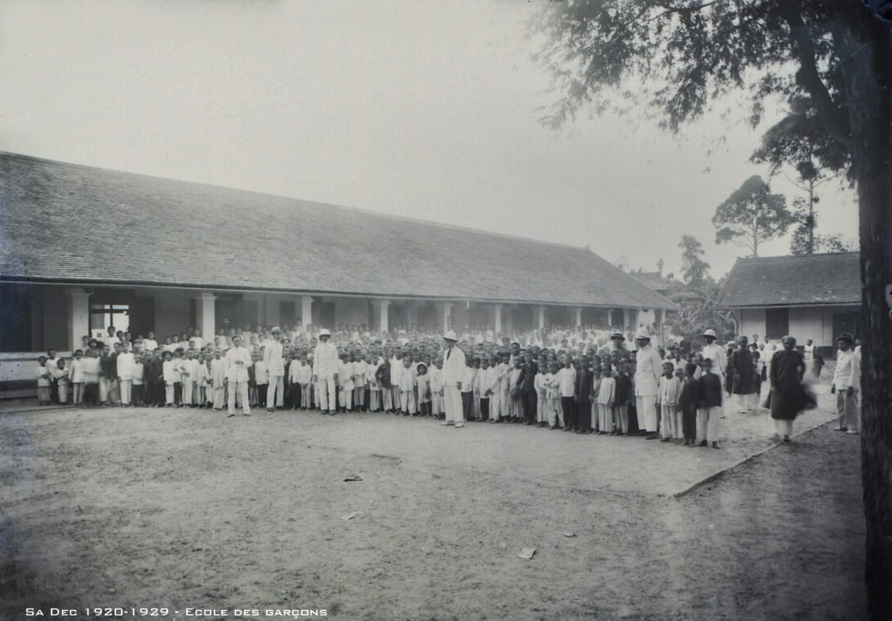 Trường nam sinh ở Sa Đéc 1920s