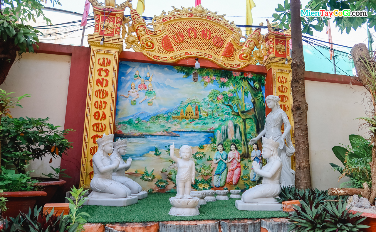 Vườn Lâm Tỳ Ni chùa Bửu Liên Cần Thơ