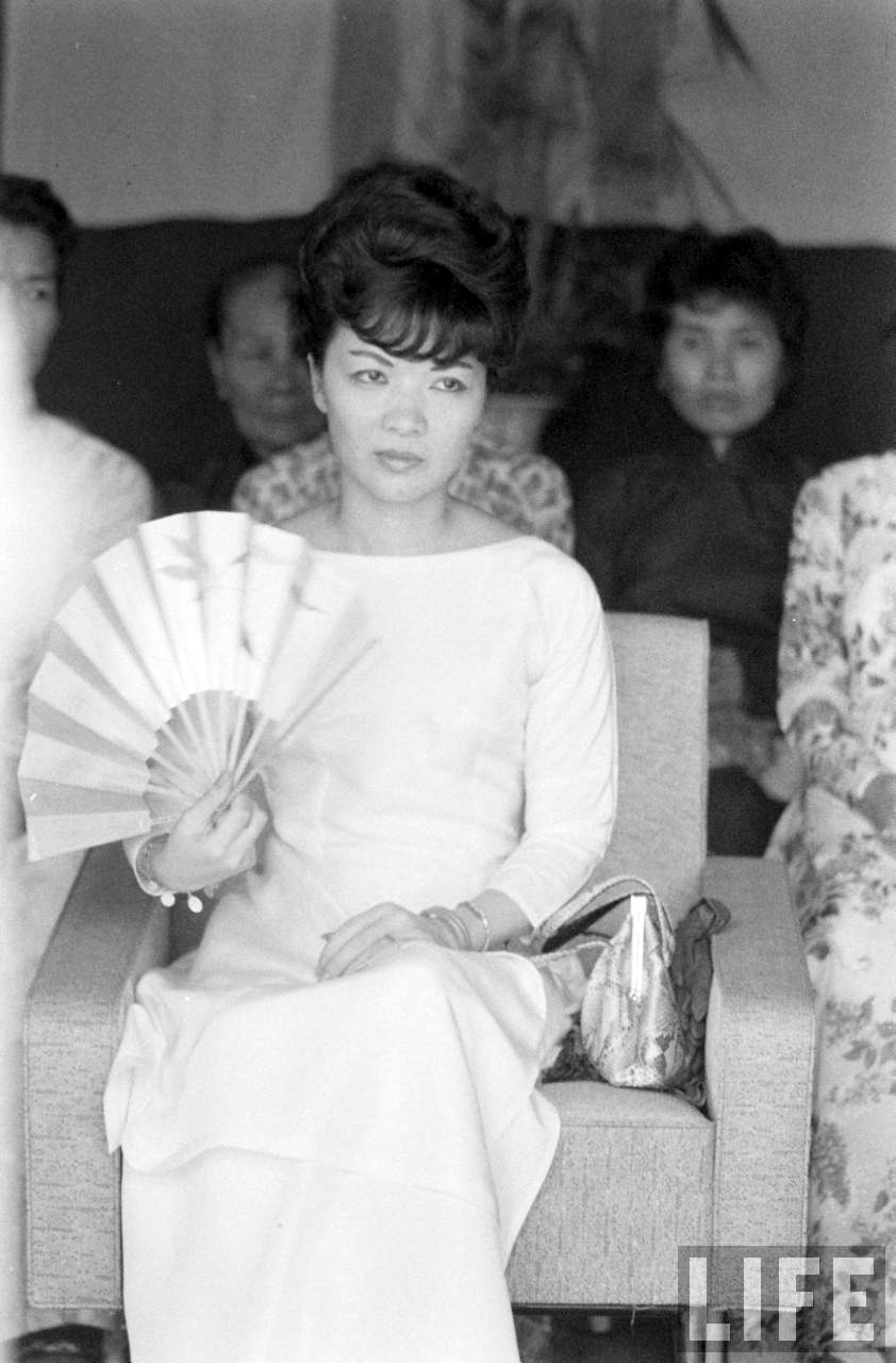 Đệ nhất phu nhân VNCH Trần Lệ Xuân, vợ của ông Ngô Đình Nhu ở Vĩnh Long