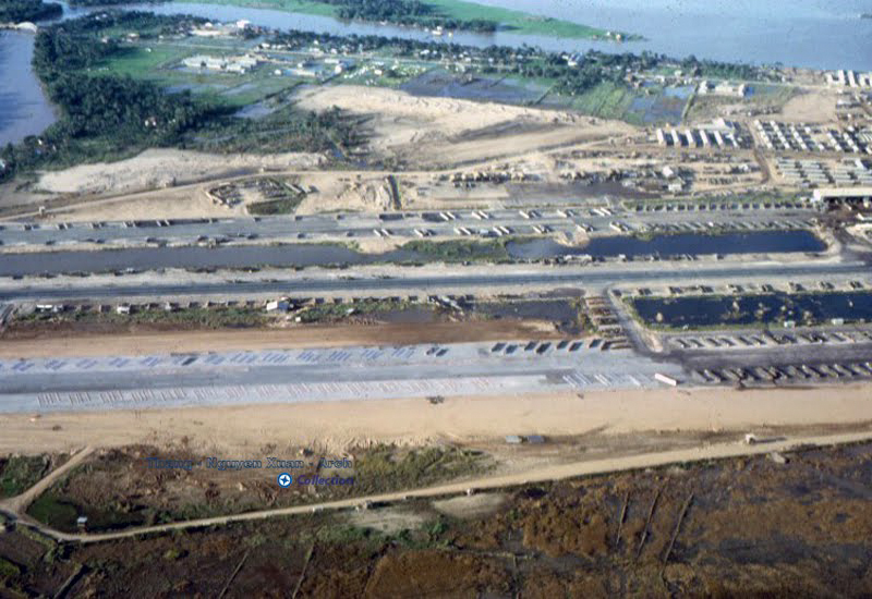 Bãi đáp sân bay Vĩnh Long năm 1968 - 1972
