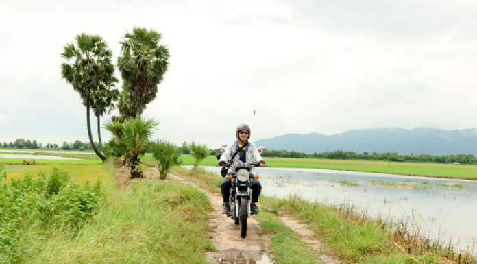 Cây Thốt Nốt Trái Tim ở An Giang | Hướng dẫn địa chỉ đường đi chi tiết Khách du lịch check in cây thốt nốt trái tim An Giang