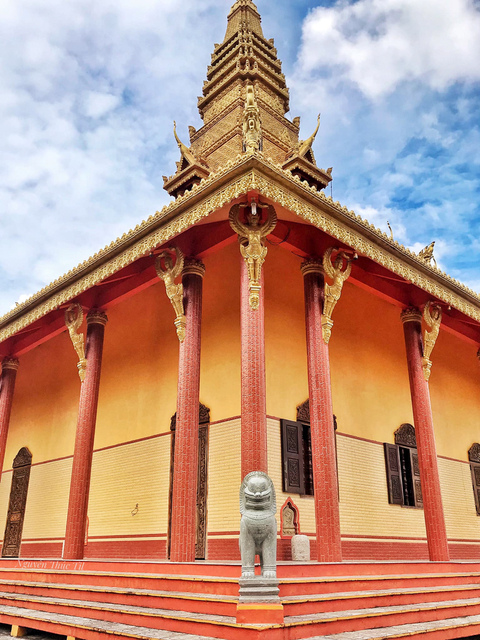Nét kiến trúc của chùa Khmer núi Tà Pạ