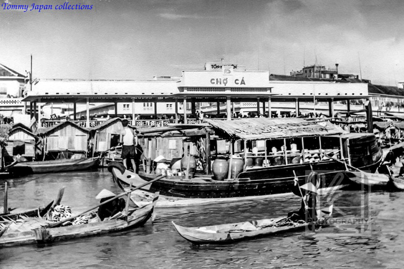 Chợ cá Long Xuyên xưa