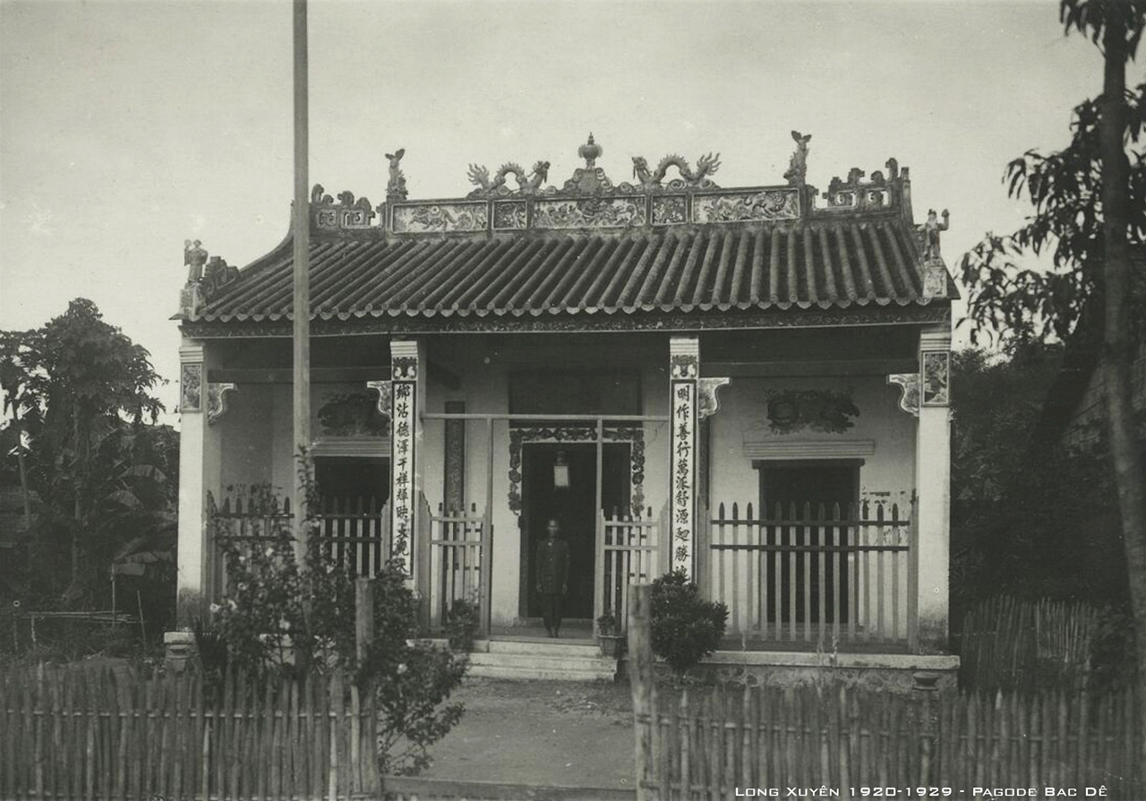 Chùa Quang Thánh Đế Quân Long Xuyên thập niên 1920s