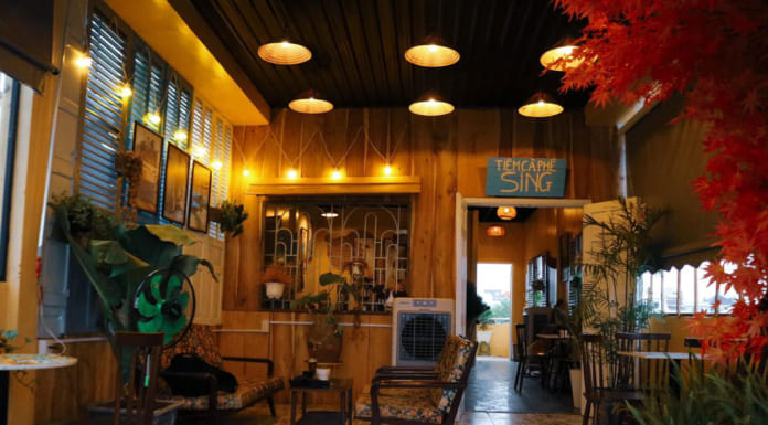 Sing Coffee Cần Thơ | Quán cà phê retro hoài cổ với phong cách xưa Không gian retro Sing Coffee Cần Thơ