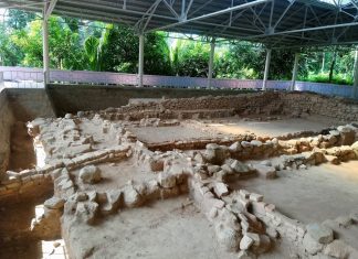 Di Chỉ Óc Eo An Giang – Bức tranh khảo cổ toàn cảnh dấu ấn người xưa Vết tích sót lại của nền văn hóa Óc Eo ở núi Ba Thê An Giang